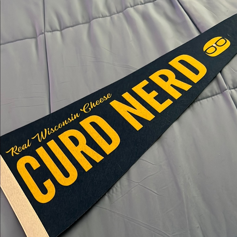 Curd Nerd Pennant - Culvers NEW